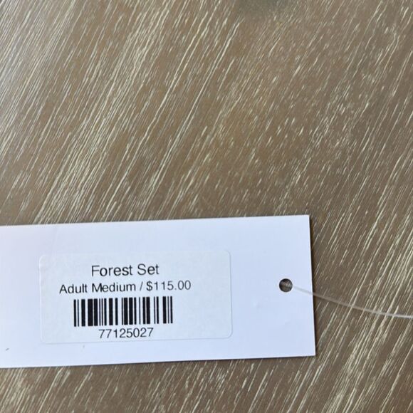 Patrick J FOREST SET dance wear size M Grey/Black Nwt - Picture 5 of 6